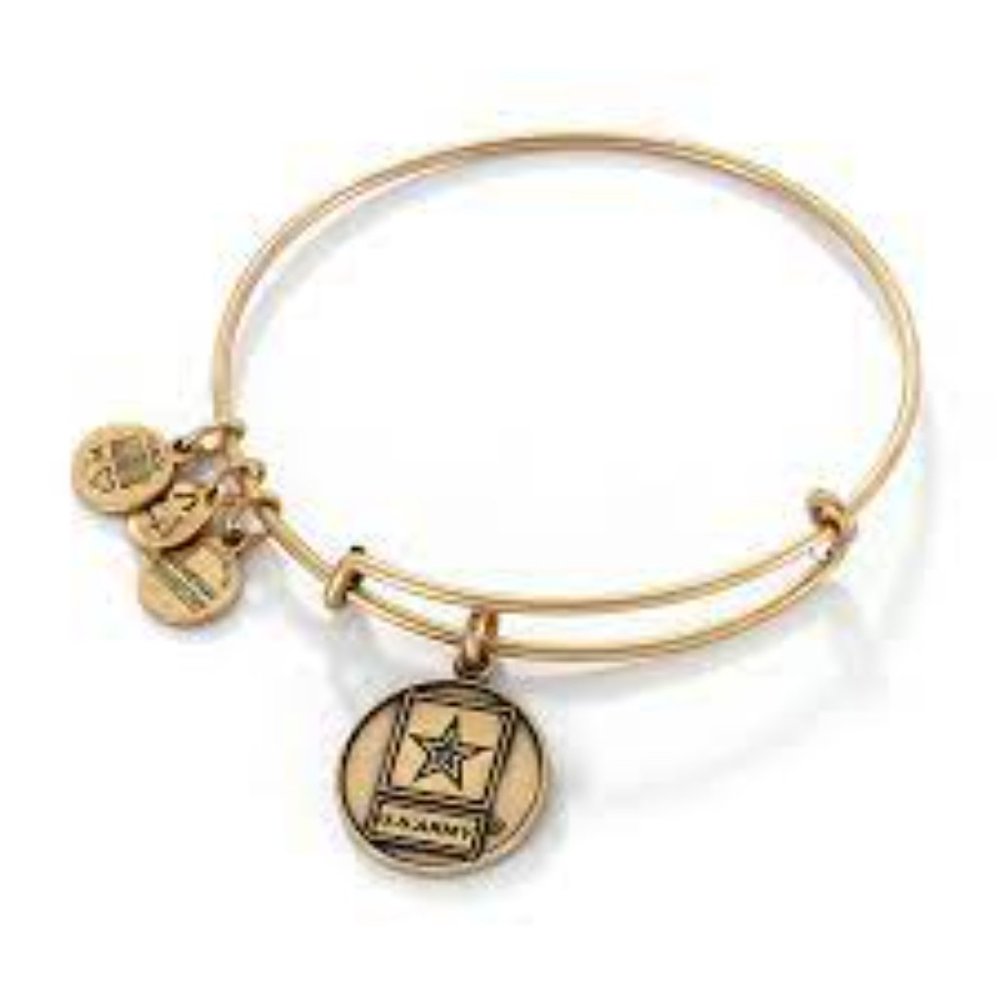 Alex and Ani | US Army Bracelet | Gold